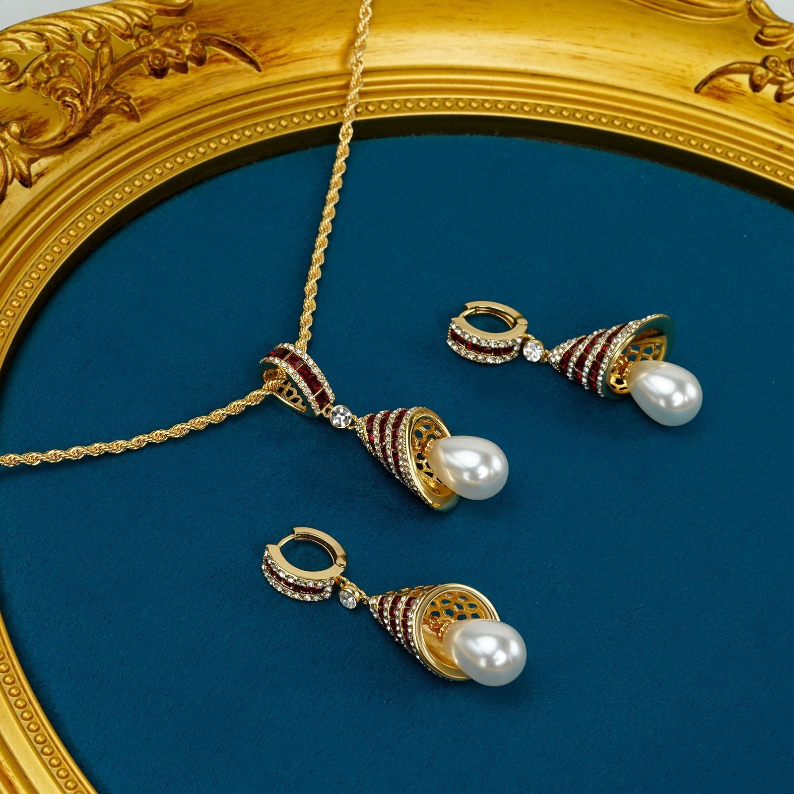 Style Temperament Earring Necklace Set