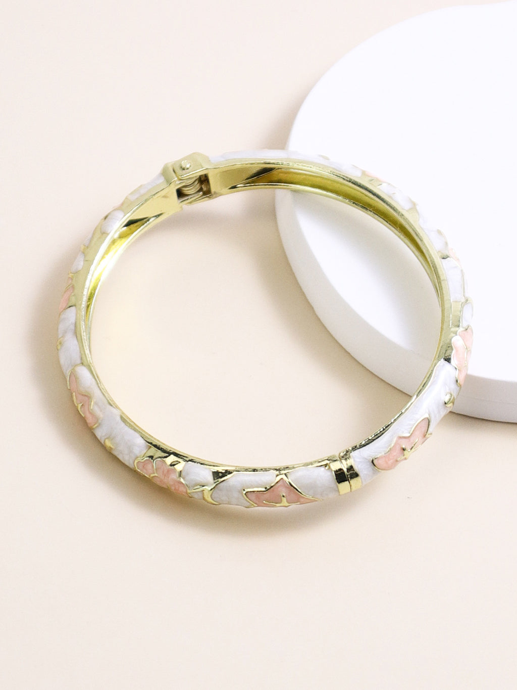 Enamel Floral Bracelet For Women