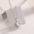 Star Necklace - A Fashionable And Light Luxury Jewelry Pendant Necklace Set With Top-quality Moissanite, S925 Silver Plated Platinum
